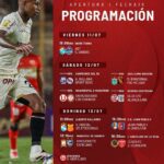 Calendario de partidos de fútbol peruano e internacional esta semana