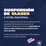 Ministerio de Educación anuncia lineamientos para 2026